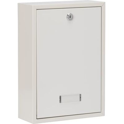 BURG-WÄCHTER MB11BK MB11 stalen brievenbus met teruggang, wit, 244 x 351 x 98 mm BURG-WÄCHTER MB11BK MB11 stalen brievenbus met teruggang, wit, 244 x 351 x 98 mm