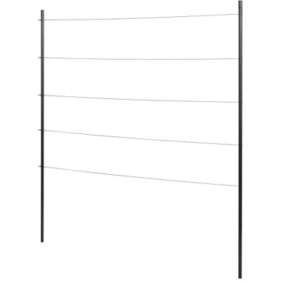 Windhager Roestvrij stalen touw, klimhulp, complete set, metaal, 100 x 118 cm, klimrek voor tuin, plantensteun, klimhulp voor planten, klimrek, ideaal voor hoge en groentebedden, weerbestendig Windhager Roestvrij stalen touw, klimhulp, complete set, metaal, 100 x 118 cm, klimrek voor tuin, plantensteun, klimhulp voor planten, klimrek, ideaal voor hoge en groentebedden, weerbestendig
