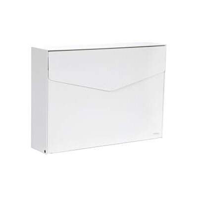 MEFA Letter 110 (kleur verkeerswit RAL 9016, brievenbus met veiligheidsslot, designbrievenbus, grootte 86x354x249 mm) 110010M MEFA Letter 110 (kleur verkeerswit RAL 9016, brievenbus met veiligheidsslot, designbrievenbus, grootte 86x354x249 mm) 110010M