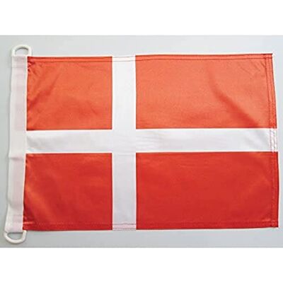 Az Flag Deense Vlag 45x30cm - Marine Polyester Nautische Vlag Az Flag Deense Vlag 45x30cm - Marine Polyester Nautische Vlag