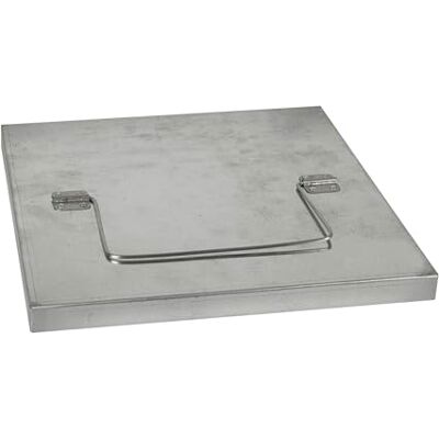 Windhager afdekking voor verhoogde bedstee, 30,5 x 30,5 x 2,5 cm, thermisch verzinkt staal, afdekking voor verhoogde bedstee, weerbestendig en duurzaam, zilver Windhager afdekking voor verhoogde bedstee, 30,5 x 30,5 x 2,5 cm, thermisch verzinkt staal, afdekking voor verhoogde bedstee, weerbestendig en duurzaam, zilver