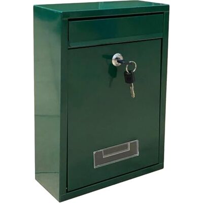 kippen 10006AG Mail brievenbus, kleur: groen, afmetingen: 320 x 215 x 90 mm. kippen 10006AG Mail brievenbus, kleur: groen, afmetingen: 320 x 215 x 90 mm.