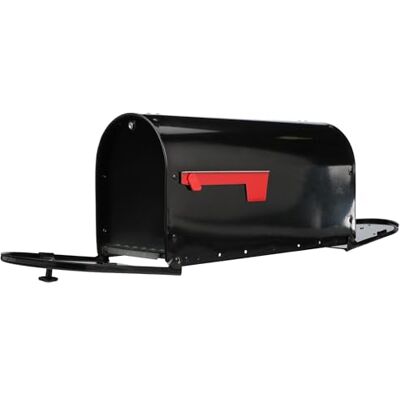 ARCHITECTURAL MAILBOXES Gibraltar Mailboxen OM160BEC Outback dubbele deur, grote capaciteit brievenbus, zwart ARCHITECTURAL MAILBOXES Gibraltar Mailboxen OM160BEC Outback dubbele deur, grote capaciteit brievenbus, zwart