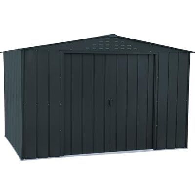 Duramax TOP Schuur 10 x 8 (7,83 m2) metalen tuinberging van thermisch verzinkt staal, sterke versterkte dakstructuur, onderhoudsvrij en weerbestendig metalen tuinhuisje, antraciet Duramax TOP Schuur 10 x 8 (7,83 m2) metalen tuinberging van thermisch verzinkt staal, sterke versterkte dakstructuur, onderhoudsvrij en weerbestendig metalen tuinhuisje, antraciet