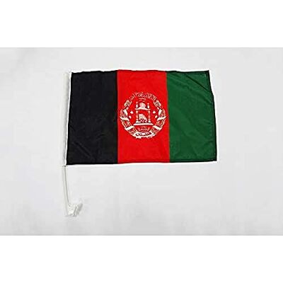 AZ FLAG Autovlag Afghanistan 45x30 cm Afghaans Mesh Polyester Zuignap Buitengebruik autovlag افغانستان gestikte weerbestendige afwerking met kunststof stok AZ FLAG Autovlag Afghanistan 45x30 cm Afghaans Mesh Polyester Zuignap Buitengebruik autovlag افغانستان gestikte weerbestendige afwerking met kunststof stok