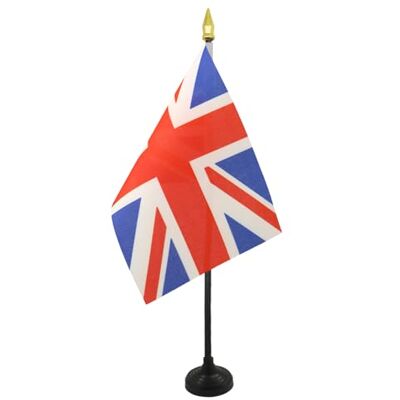 AZ FLAG Tafelvlag Verenigd Koninkrijk 15x10 cm Polyester 100D Plastic Voet AZ FLAG Tafelvlag Verenigd Koninkrijk 15x10 cm Polyester 100D Plastic Voet