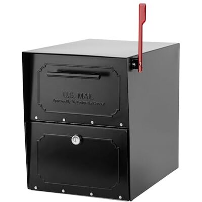 ARCHITECTURAL MAILBOXES 620020B-10 TriBolt High Security Pakket Brievenbus, Zwart ARCHITECTURAL MAILBOXES 620020B-10 TriBolt High Security Pakket Brievenbus, Zwart