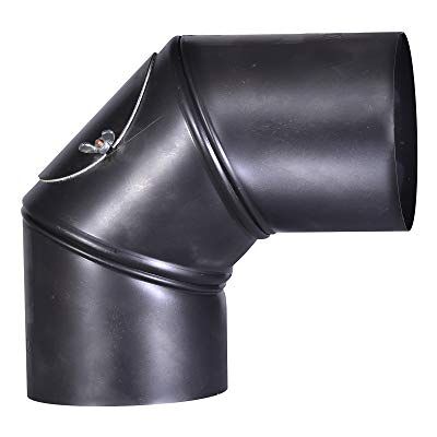 FIREFIX O120/BU Blauglansplaat boog, verstelbaar tot 90°, met reinigingsdeur, ø 120 mm kachelbuizen van plaatstaal, 0,6 mm dik, gebladerd, binnenste gegroefd, lengtes laser gelast. FIREFIX O120/BU Blauglansplaat boog, verstelbaar tot 90°, met reinigingsdeur, ø 120 mm kachelbuizen van plaatstaal, 0,6 mm dik, gebladerd, binnenste gegroefd, lengtes laser gelast.