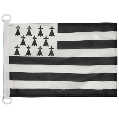 AZ FLAG Bootvlag Bretagne 45x30 cm Bretons Mesh Polyester Plastic Ringen Buiten en nautisch gebruik bootvlag weerbestendig met dubbel gestikte naden en verstevigde randen met kunststof ringen AZ FLAG Bootvlag Bretagne 45x30 cm Bretons Mesh Polyester Plastic Ringen Buiten en nautisch gebruik bootvlag weerbestendig met dubbel gestikte naden en verstevigde randen met kunststof ringen