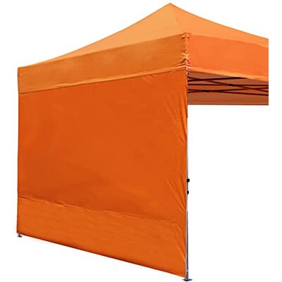 ABCCANOPY Instant zonnescherm voor partytent, 304 x 304 cm, alleen zijwand alleen, geen frame en bovenkant, oranje ABCCANOPY Instant zonnescherm voor partytent, 304 x 304 cm, alleen zijwand alleen, geen frame en bovenkant, oranje