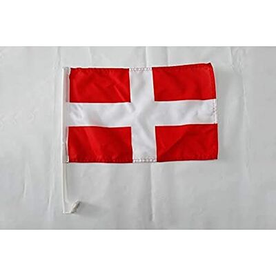 AZ FLAG Autovlag Savoye 45x30 cm Mesh Polyester Zuignap Buitengebruik autovlag Savoie gestikte weerbestendige afwerking met kunststof stok AZ FLAG Autovlag Savoye 45x30 cm Mesh Polyester Zuignap Buitengebruik autovlag Savoie gestikte weerbestendige afwerking met kunststof stok