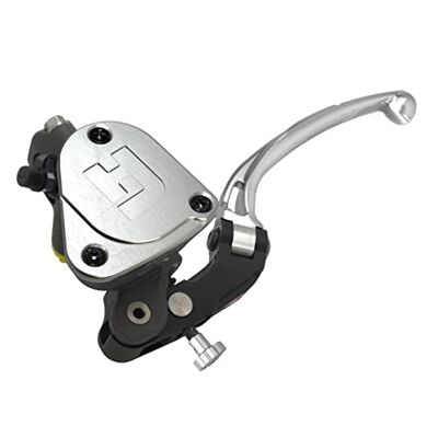 ACCOSSATO Smede koppelingspomp 19 x 20 met geïntegreerde kom, lange zilveren handgreep (knop + hendel) voor Suzuki GSX 1300 B-King van 2008 tot 2015, DC 1300 ACCOSSATO Smede koppelingspomp 19 x 20 met geïntegreerde kom, lange zilveren handgreep (knop + hendel) voor Suzuki GSX 1300 B-King van 2008 tot 2015, DC 1300
