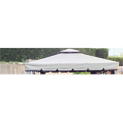 Megashopitalia - PVC Gazebodeksel - 3x3m - Waterdicht -Winddicht - Gazebodeksel Megashopitalia - PVC Gazebodeksel - 3x3m - Waterdicht -Winddicht - Gazebodeksel