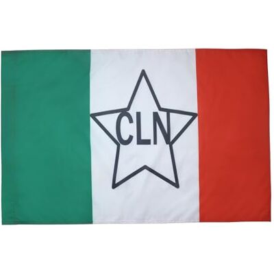 NONE AZ FLAG Italië Vlag Comité van Bevrijding 150x90cm NONE AZ FLAG Italië Vlag Comité van Bevrijding 150x90cm
