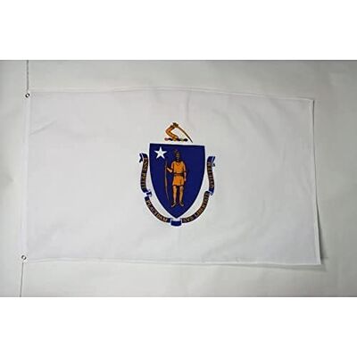 AZ FLAG - Massachusetts State Flag - 150x90cm - Vlag AZ FLAG - Massachusetts State Flag - 150x90cm - Vlag