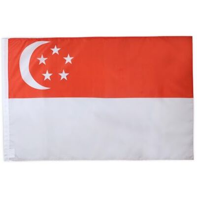 AZ FLAG - Singapore - 90x60cm - Polyester - Vlag AZ FLAG - Singapore - 90x60cm - Polyester - Vlag
