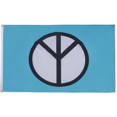 AZ FLAG - Peace - Blauw - 90x60 cm - Flag AZ FLAG - Peace - Blauw - 90x60 cm - Flag