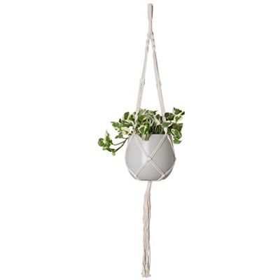 Artevasi MACRAME ENKELE SPIRAAL KNOOP WIT 100CM Artevasi MACRAME ENKELE SPIRAAL KNOOP WIT 100CM