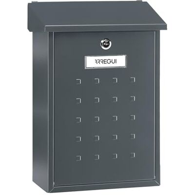 ARREGUI Premium E5605 Buitenbrievenbus van staal, maat M (DIN A4-post en tijdschriften), middelgrote wandbrievenbus, enkele brievenbus, regenafstotend, eenvoudig te installeren, antraciet ARREGUI Premium E5605 Buitenbrievenbus van staal, maat M (DIN A4-post en tijdschriften), middelgrote wandbrievenbus, enkele brievenbus, regenafstotend, eenvoudig te installeren, antraciet