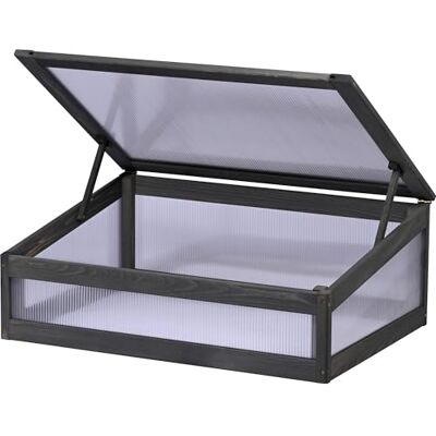 dobar ® Kweekbloembed van hout voor verhoogd bloembed kubus 2.0 broeibak voor tuin 76 x 56 x 20 cm antraciet dobar ® Kweekbloembed van hout voor verhoogd bloembed kubus 2.0 broeibak voor tuin 76 x 56 x 20 cm antraciet