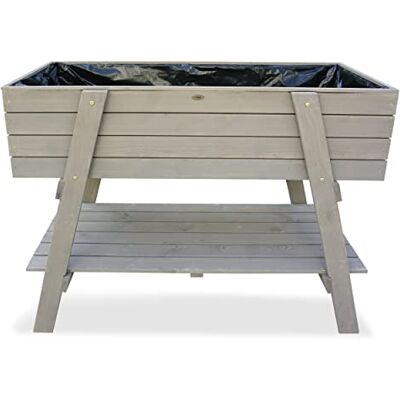 HABAU Alina verhoogd bed, grij, 115 x 45 x 89 cm HABAU Alina verhoogd bed, grij, 115 x 45 x 89 cm