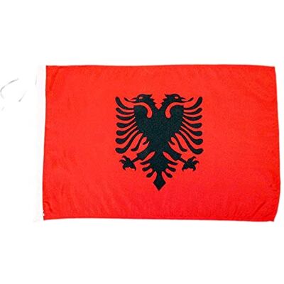 AZ FLAG Albanese Vlag 45x30cm - Hoogwaardige Polyester AZ FLAG Albanese Vlag 45x30cm - Hoogwaardige Polyester