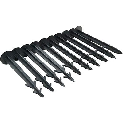Windhager Folie- en vlieshouder, tuinvlies accessoires, weerbestendig, herbruikbaar, van kunststof, met weerhaak, 11,5 cm, 10 stuks, 06273 Windhager Folie- en vlieshouder, tuinvlies accessoires, weerbestendig, herbruikbaar, van kunststof, met weerhaak, 11,5 cm, 10 stuks, 06273