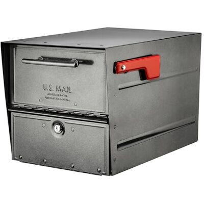 ARCHITECTURAL MAILBOXES 6400P-R-10 Oasis Eclipse vergrendeling brievenbus, tin, L ARCHITECTURAL MAILBOXES 6400P-R-10 Oasis Eclipse vergrendeling brievenbus, tin, L