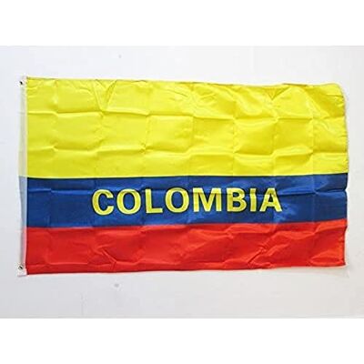 AZ FLAG Colombia Flag 3x5 Ft Satin Colombian Banner with Two Metal Grommets Fade Resistant Bright Colors 3' x 5' Feet 150x90 Cm AZ FLAG Colombia Flag 3x5 Ft Satin Colombian Banner with Two Metal Grommets Fade Resistant Bright Colors 3' x 5' Feet 150x90 Cm