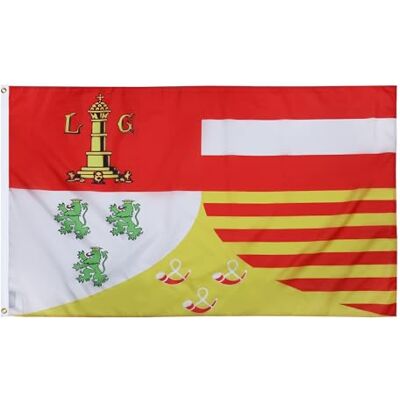 AZ FLAG Vlag Provincie Luik 150x90 cm Polyester 100D 2 Ringen AZ FLAG Vlag Provincie Luik 150x90 cm Polyester 100D 2 Ringen