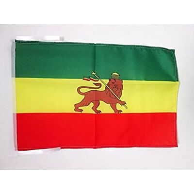 AZ FLAG Vlag Ethiopië met leeuw 45x30 cm Ethiopisch Polyester 100D Koorden AZ FLAG Vlag Ethiopië met leeuw 45x30 cm Ethiopisch Polyester 100D Koorden