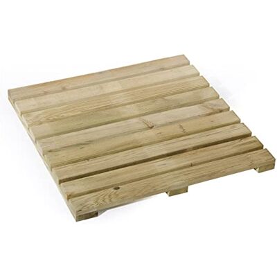 VERDELOOK terrastegels van geïmpregneerd hout, 50 x 50 cm, 1,5 kg VERDELOOK terrastegels van geïmpregneerd hout, 50 x 50 cm, 1,5 kg