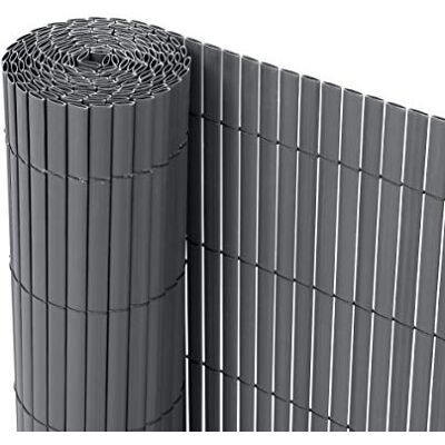 Ribelli ® PVC privacyscherm Zichtbrekend hek Windbescherming voor balkons, kleur:antraciet, lengte:5 meter, hoogte:90 cm Ribelli ® PVC privacyscherm Zichtbrekend hek Windbescherming voor balkons, kleur:antraciet, lengte:5 meter, hoogte:90 cm
