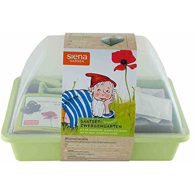 Siena Garden dwergentuin kamerbroeikas set pastelgroen Siena Garden dwergentuin kamerbroeikas set pastelgroen