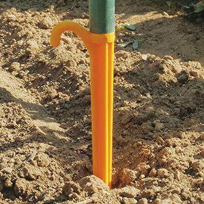 TENAX Haringen voor tunnelsloten, geel, lengte 21 cm, haringen voor bevestiging van de tunnelbogen aan de bodem, verpakking met 8 haringen TENAX Haringen voor tunnelsloten, geel, lengte 21 cm, haringen voor bevestiging van de tunnelbogen aan de bodem, verpakking met 8 haringen