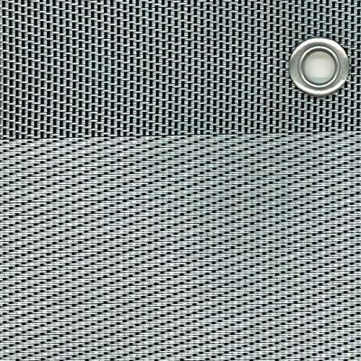 TENAX Texstyle Double, decoratief geweven inkijkbescherming van PVC en polyester, zilver, 1,00 x 5 m TENAX Texstyle Double, decoratief geweven inkijkbescherming van PVC en polyester, zilver, 1,00 x 5 m
