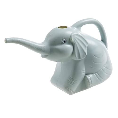 Fenteer 2 Liter Bloemengieter Elefant Garden Gieter Moderne Gieter Kleine Decoratieve Gieters voor Binnen En Buiten 30x12x18cm Blauw