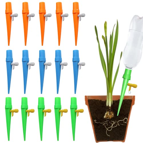 SAONIAN Automatische besproeiingsset Automatisch irrigatiesysteem voor irrigatie Druppelirrigatie voor binnenplanten Plant spikes irrigatiesysteem Besproeiingssysteem instelbaar voor planten pottuin