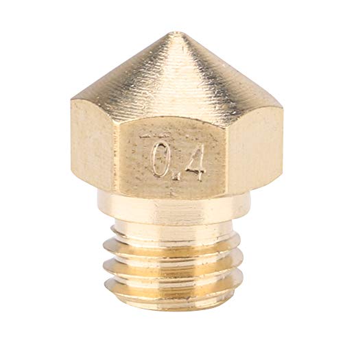 HEITIGN Mk10 Extruder Nozzles Mk10 Nozzle 7 × 5 × 1 10 Stks 0.4mm Extruder Nozzle Messing Extruder Nozzle 1.75mm voor Mk10 3d Printer Accessoire