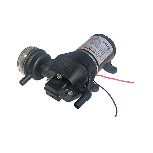 TTulpe , 12 volt, 13 lpm. Flow Meister 1312 automatische drukwaterpomp, 12 V, zwart