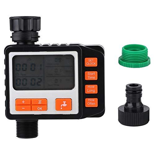 Vikye Watering Timer, LCD-display irrigatie timer automatische besproeiingsregelaar voor thuis tuinieren, landbouwproductie, tuinieren en tuinbouwproductie