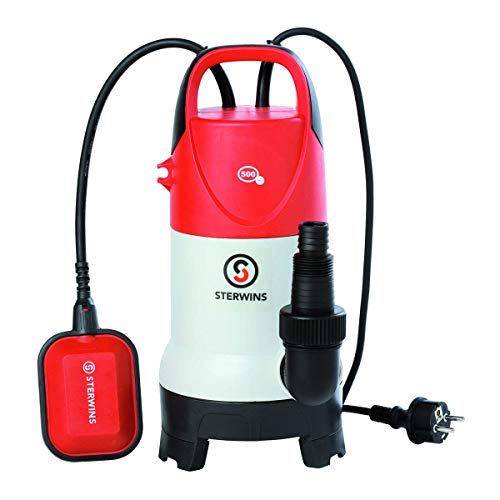 STERWINS Heldere en vuilwaterpomp 500 W 11000,0 l/h vuilwaterdompelpomp zelfaanzuigend waterpomp