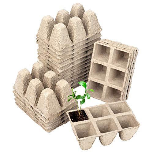 Schramm ® kweekpotten van cellulose Hoogte: 5 cm voor 72, 144 of 288 planten Biologisch afbreekbare plantenpot, Aantal:144 Stück