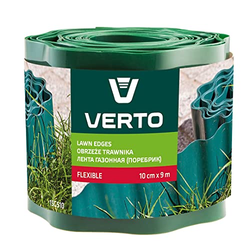 VERTO Gazonranden 10 cm x 9 m, groen