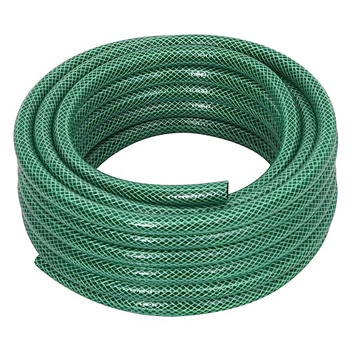 AIJUUKJP Huis & Tuin Gazon & Tuin Watering & Irrigatie Tuinslangen-Tuinslang Groen 1,5 cm 30 m PVC