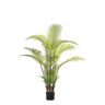 DRW Kunstplant van een palm van PU, groen, 140 x 20 x 20 cm