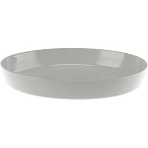 VERDENIA Aga Bloempot, onderzetter, bloemenonderzetter voor planten en kruiden, bloempotonderzetter voor binnen, van kunststof, licht, stabiel, rond, vele kleuren, vele maten, 23,8 cm, grijs VERDENIA Aga Bloempot, onderzetter, bloemenonderzetter voor planten en kruiden, bloempotonderzetter voor binnen, van kunststof, licht, stabiel, rond, vele kleuren, vele maten, 23,8 cm, grijs