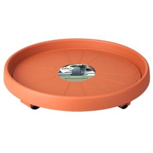 Elho Universele Planttaxi 40 Schotel voor Binnen & Buiten Accessoires Ø 38.2 x H 6.5 cm Terra Elho Universele Planttaxi 40 Schotel voor Binnen & Buiten Accessoires Ø 38.2 x H 6.5 cm Terra