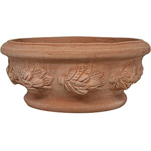 Biscottini Terracotta potten voor vetplanten, 40 x 20 x 40 cm, voor binnen en buiten, gemaakt in Italië Biscottini Terracotta potten voor vetplanten, 40 x 20 x 40 cm, voor binnen en buiten, gemaakt in Italië
