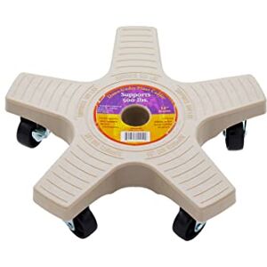 Bosmere S14450 Down Under Plant Caddie, Heavy Duty plantenstandaard met wielen, draagvermogen van 226 kg, 35 cm, lichtgrijs Bosmere S14450 Down Under Plant Caddie, Heavy Duty plantenstandaard met wielen, draagvermogen van 226 kg, 35 cm, lichtgrijs